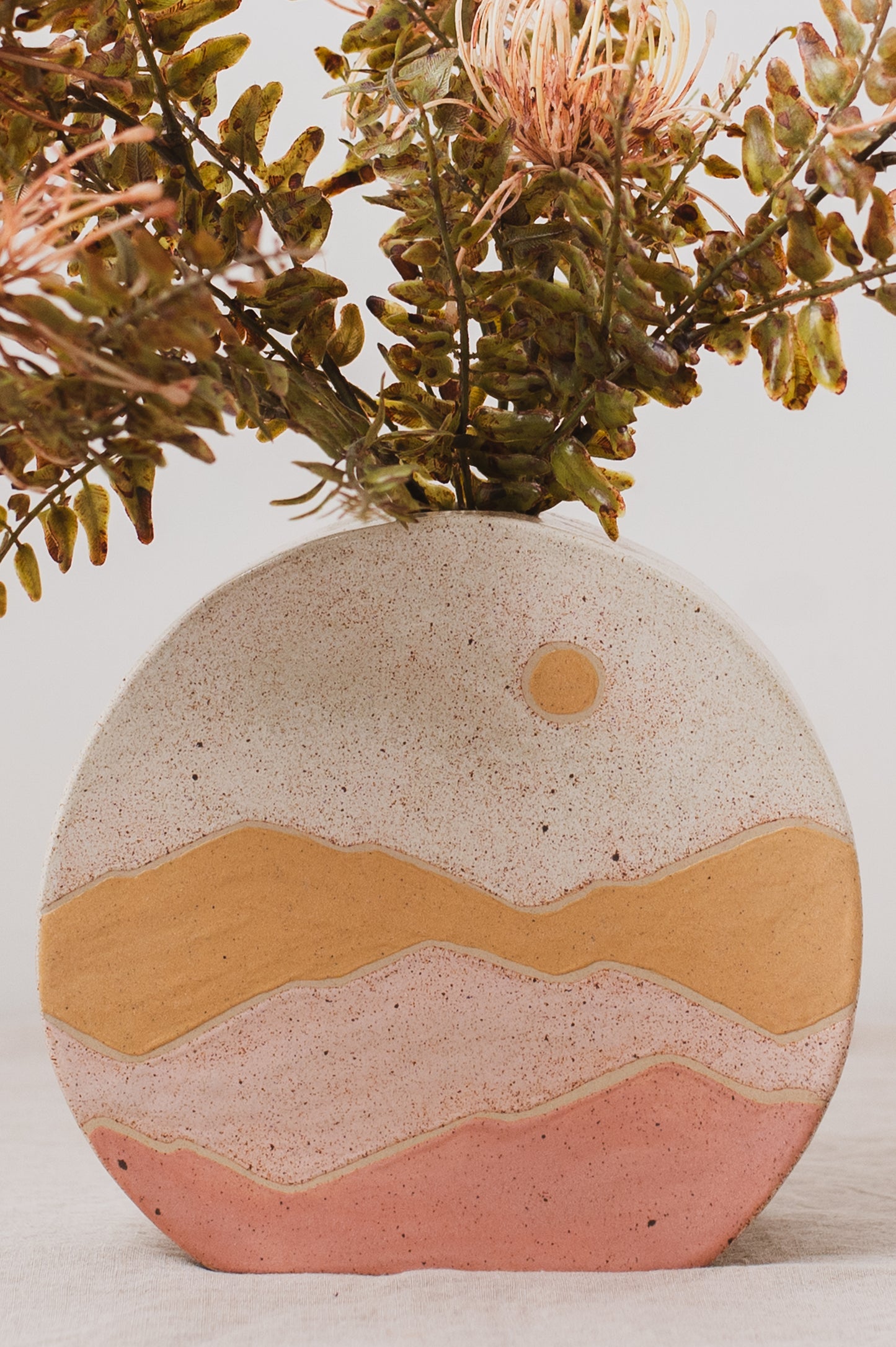 Circular Slab Vase
