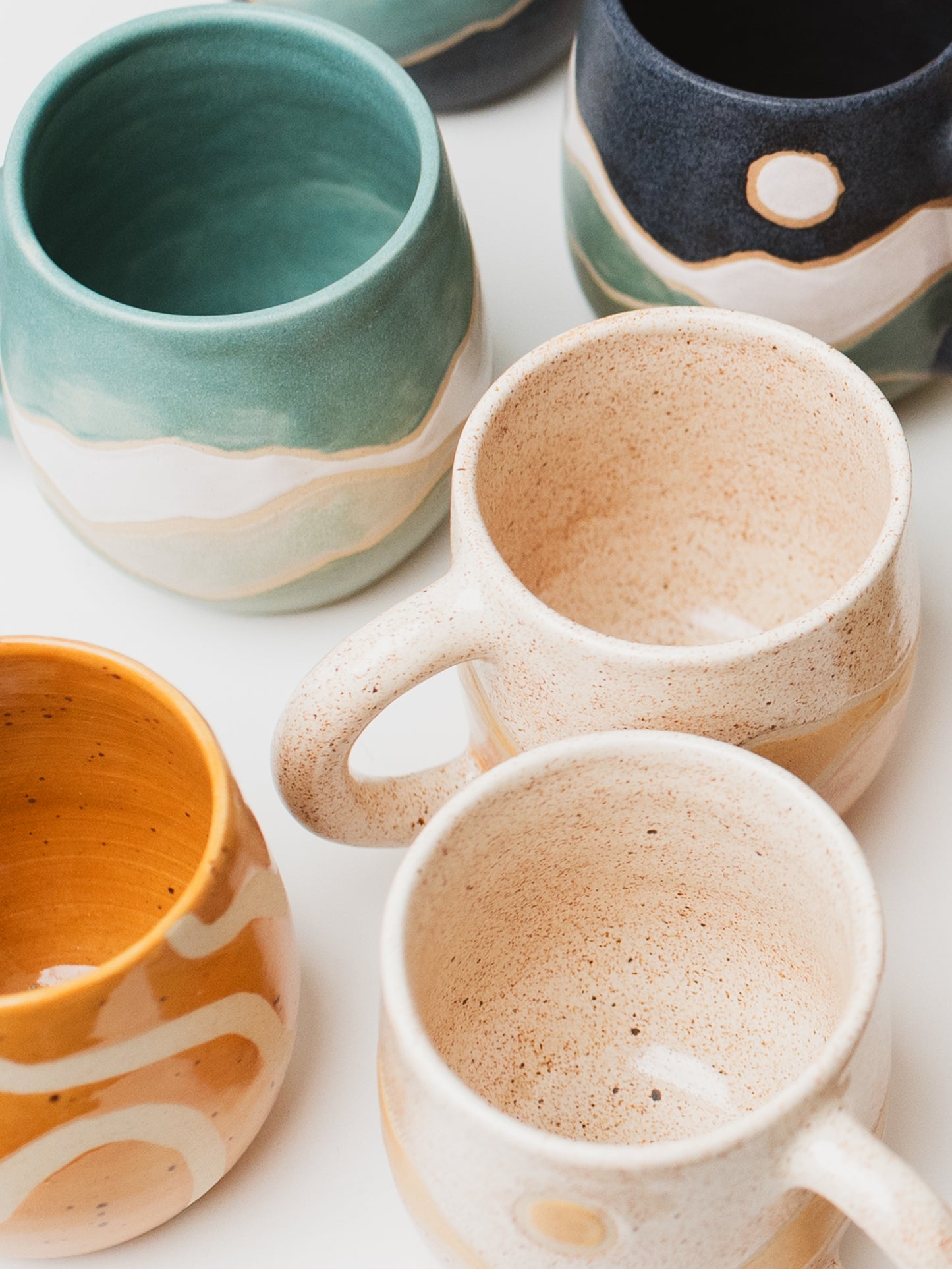 Landscape Mug Pink & Green