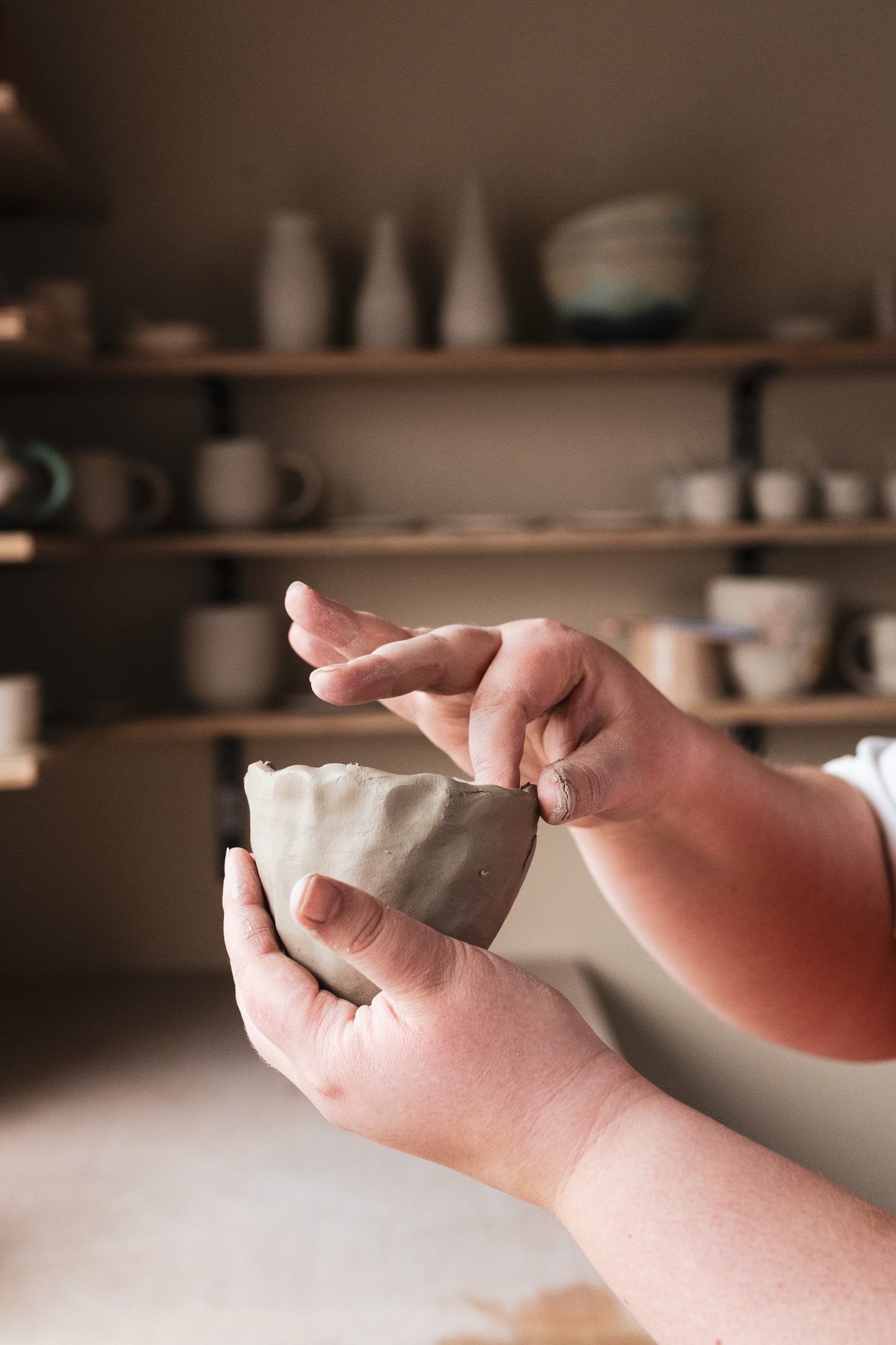 Sip and Sculpt at Biscuit and Brew