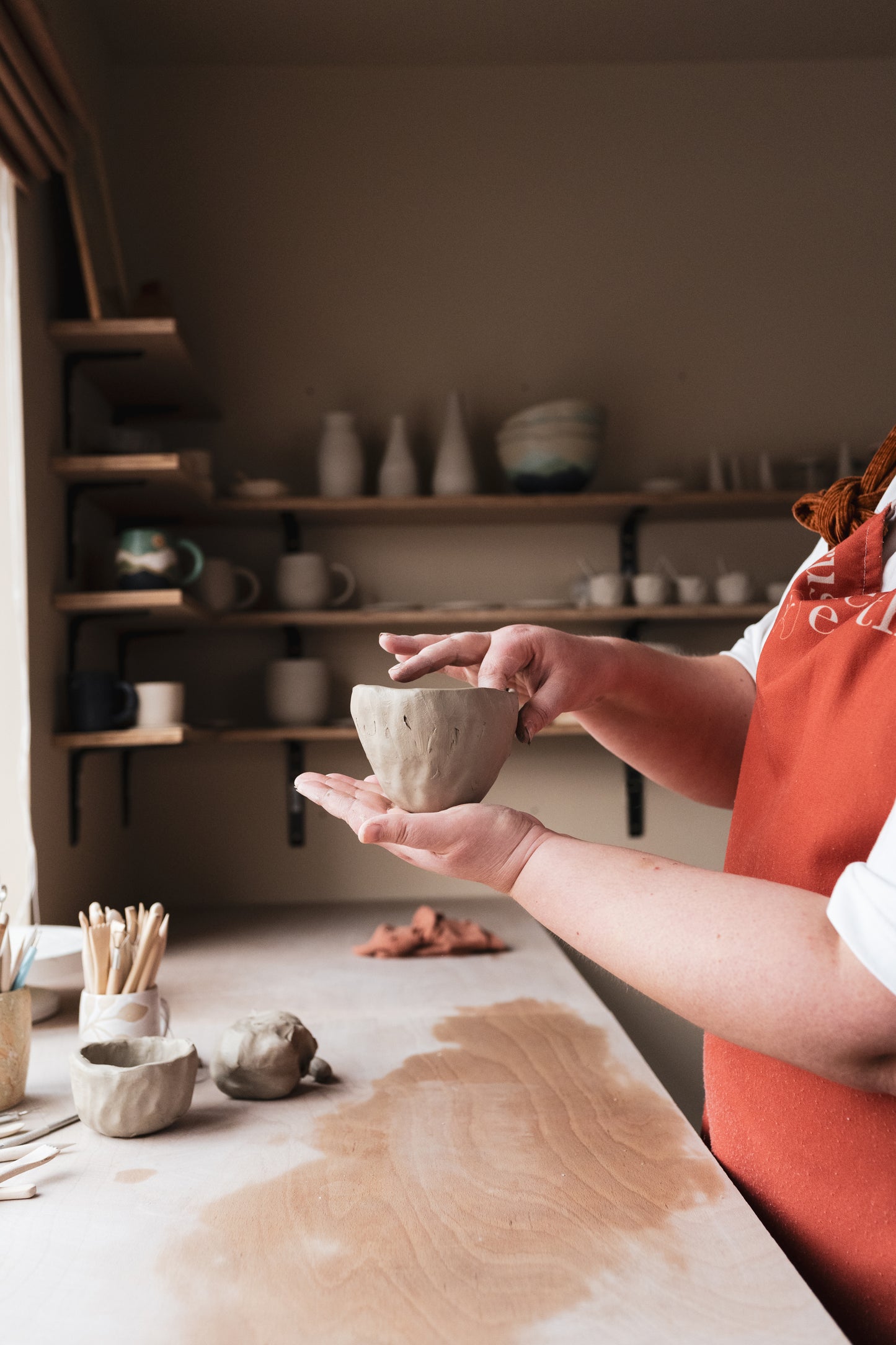 Sip and Sculpt at Biscuit and Brew