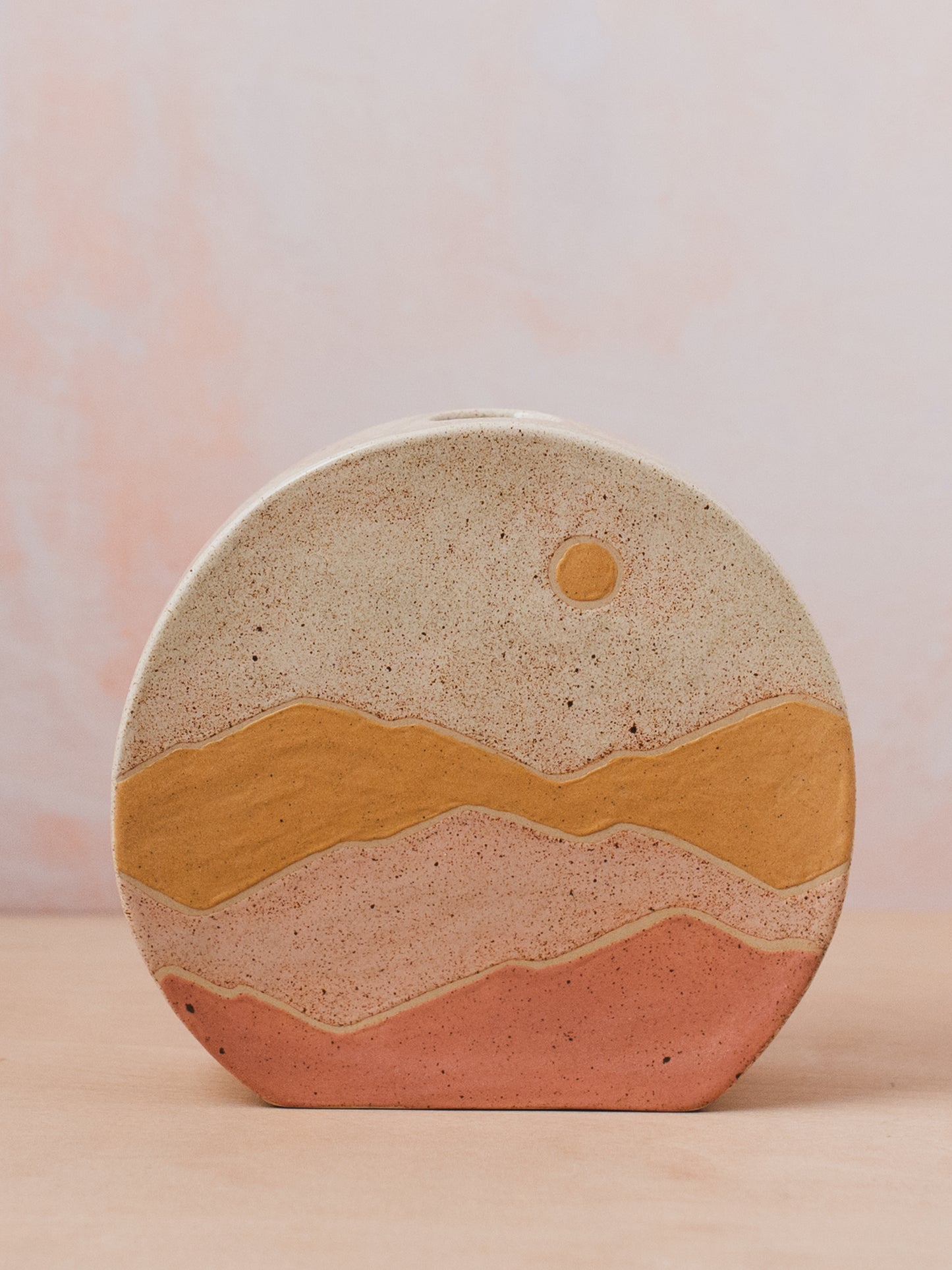 Circular Slab Vase