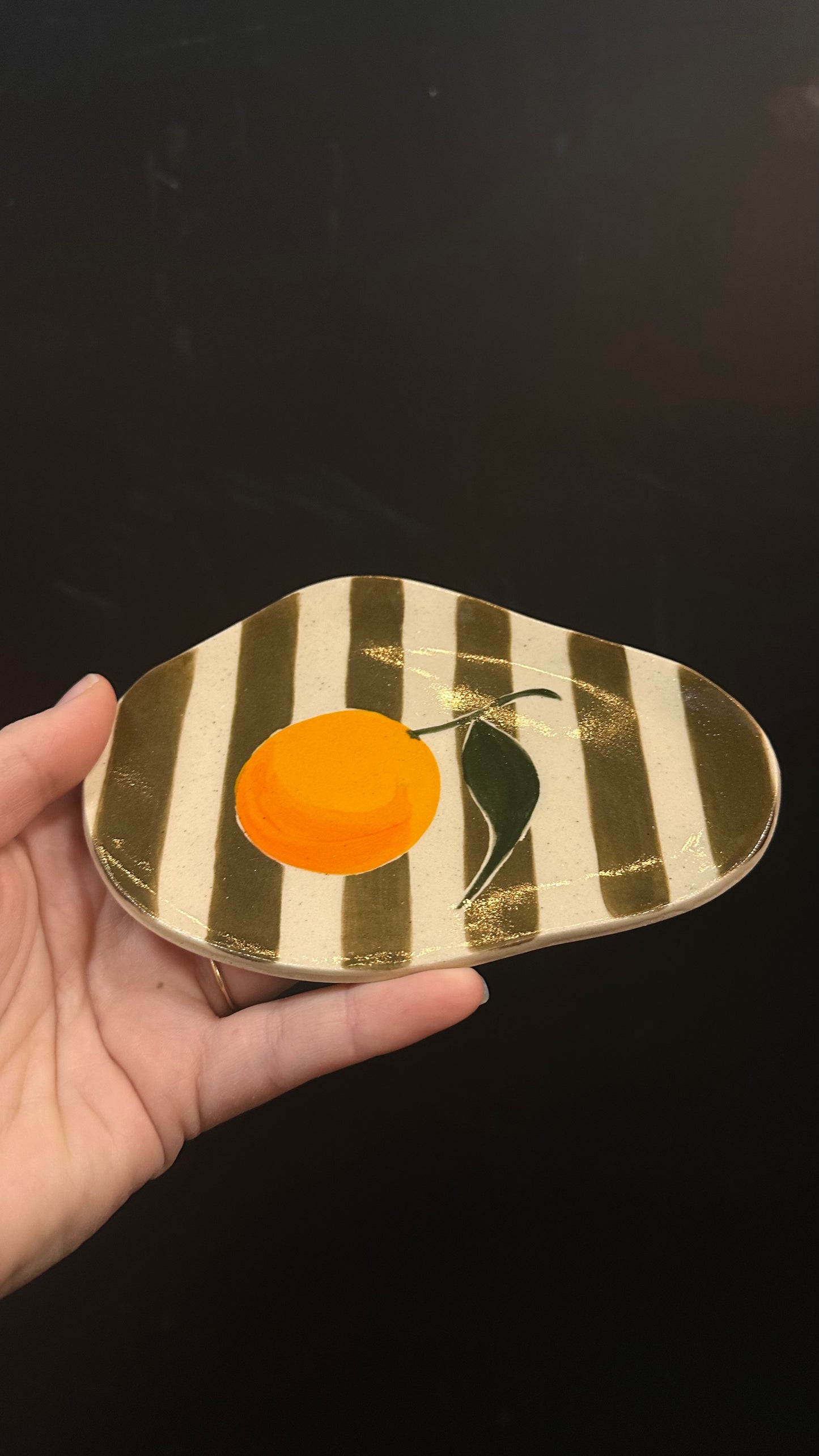 Small Orange Dish